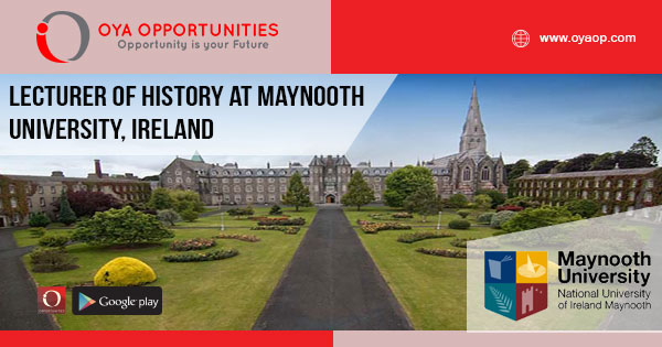 Lecturer of History at Maynooth University, Ireland