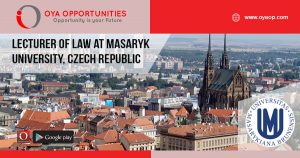Lecturer of Law at Masaryk University, Czech Republic
