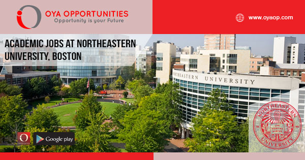 Academic jobs at Northeastern University, Boston