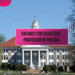 Vacancy for Assistant Professor in the USA