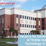 Vacancy for Senior Accountant at Florida Institute of Technology in the USA