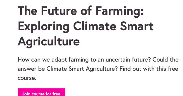 The Future of Farming (Free Online Course)