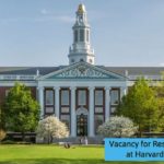 Vacancy for Research Assistant at Harvard University