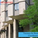 Vacancy for Research Project Coordinator in US