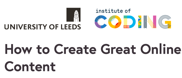 How to Create Great Online Content (Free Online Course)