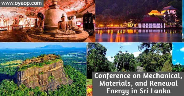 Conference on Mechanical, Materials, and Renewal Energy