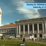 Vacancy for Administrative Assistant at University of California