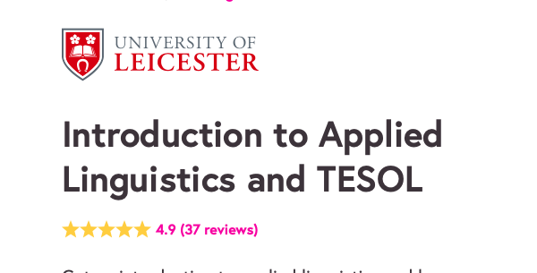 Introduction to Applied Linguistics and TESOL