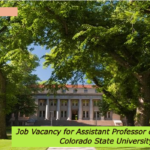 Job Vacancy for Assistant Professor of Nursing at Colorado State University