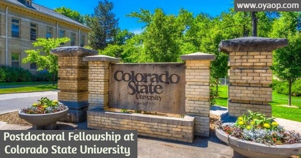 Postdoctoral Fellowship at Colorado State University