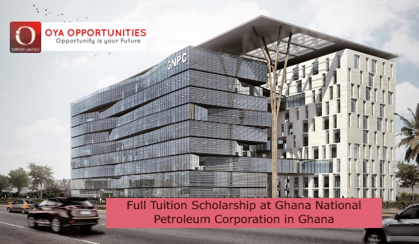 Full Tuition Scholarship at Ghana National Petroleum Corporation in Ghana