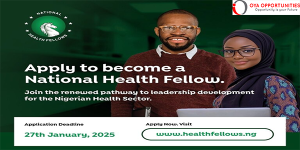 National Health Fellows Programme 2025 (Stipend available)