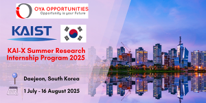 KAI-X Research Internship 2025: Fully Funded in South Korea