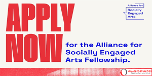Alliance for Socially Engaged Arts Fellowship 2025 (Funded)