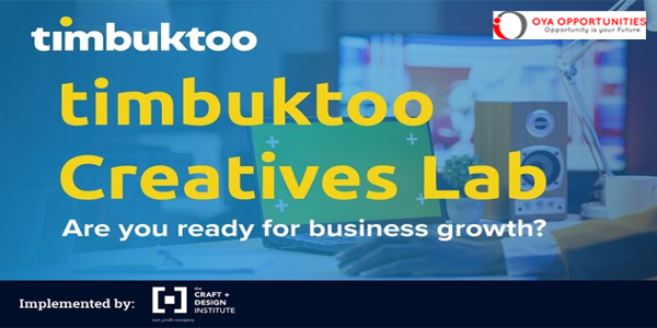 United Nations Development Programme (UNDP) timbuktoo Creatives Lab 2025