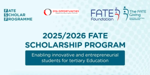 FATE Scholar Programme (FSP) 2025/2026 for Nigerians