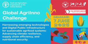 United Nations FAO Global AgriInno Challenge 2025 (up to $30,000)