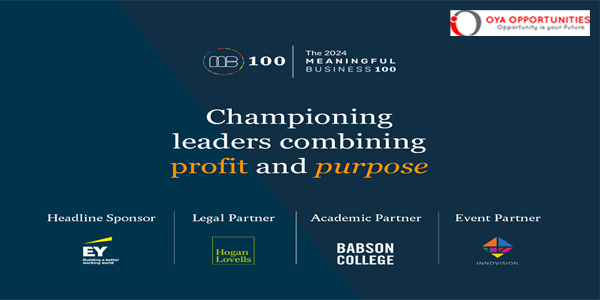 Meaningful Business 100 2025 for Business Leaders