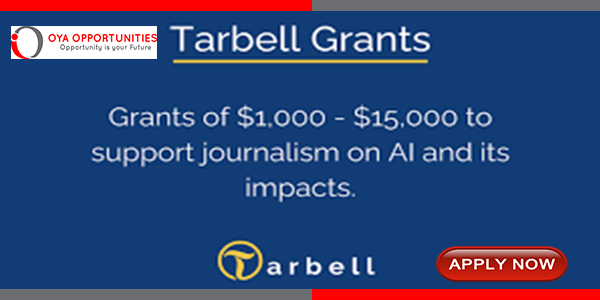 Tarbell Grants 2025 for Journalists | Win Up to $15,000