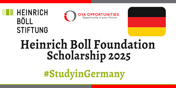 Heinrich Böll Foundation’s Green Foreign Policy Fellowship 2025 (6.000,00 EUROS STIPEND)