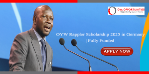 OYW Rappler Scholarship 2025 in Germany | Fully Funded
