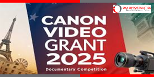 Canon Video Grant 2025 | Up to €8,000