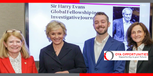 Sir Harry Evans Global Fellowship 2026 | Paid Fellowship