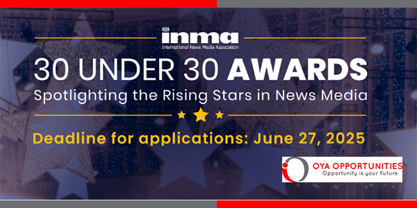 INMA 30 Under 30 Awards 2025
