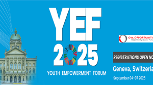 Youth Empowerment Forum 2025 in Switzerland | Fully Funded