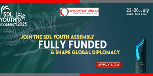SDL Youth Assembly 2025 in Jeddah, Saudi Arabia (Fully Funded)