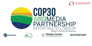 COP30 Climate Change Media Partnership Reporting Fellowship 2025