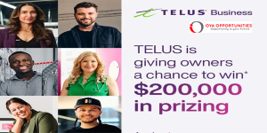 TELUS #StandWithOwners Contest Canada 2025 (win $200,000 in funding)
