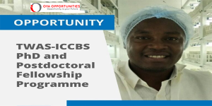 TWAS-ICCBS Postdoctoral Fellowship Programme 2025 (Funded)