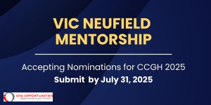 Vic Neufeld Mentorship Award in Global Health 2025