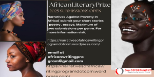 Narratives Against Poverty in Africa Literary Prize 2025