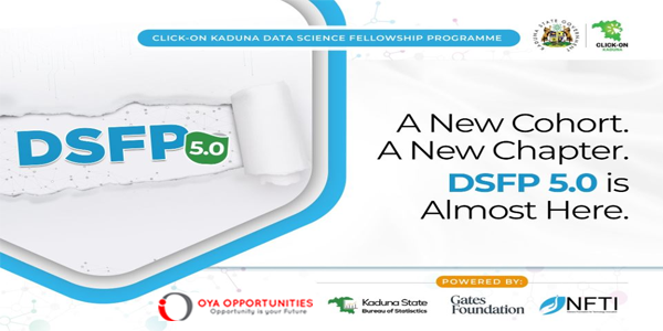 Click-on Kaduna Data Science Fellowship Program 2025 (Stipend available)