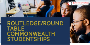 ACU Routledge/Round Table Commonwealth Studentships 2025 (up to £5,500)