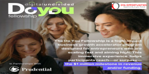 DigitalUndivided Do You Fellowship 2025 for Entrepreneurs