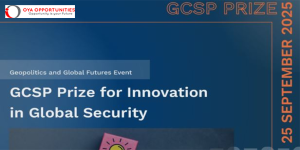 GCSP Prize for Innovation in Global Security 2025 (CHF 10,000 award)