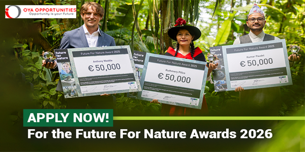Future for Nature Awards 2026 (up to €50,000)