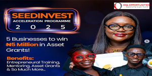 SEEDINVEST Acceleration Programme 2025 for Nigerian Entrepreneurs