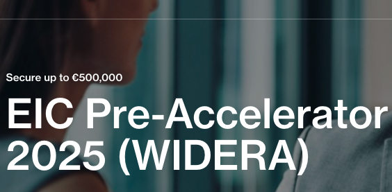 WIDERA Pre‑Accelerator: Deep‑Tech Startup Funding (€500K)