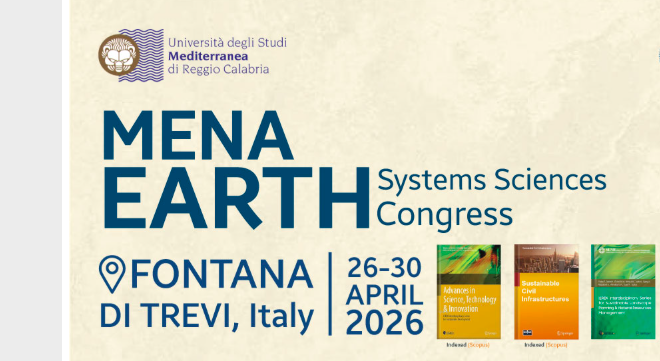 MENA Earth Systems Sciences Congress 2026 to Tackle Climate, Resources & Natural Hazards in Rome