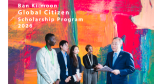 Ban Ki-moon Global Citizen Scholarships 2026 (Fully Funded)