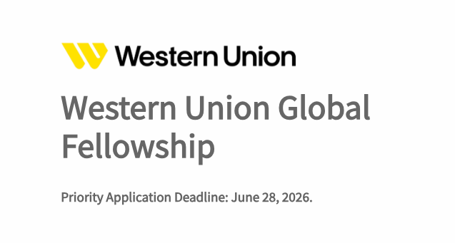 Western Union Global Fellowship 2026: Fully Funded Program for Social Entrepreneurs