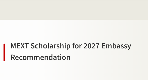 MEXT Research Scholarship 2026 (Japan): Fully Funded Master’s & PhD Opportunity