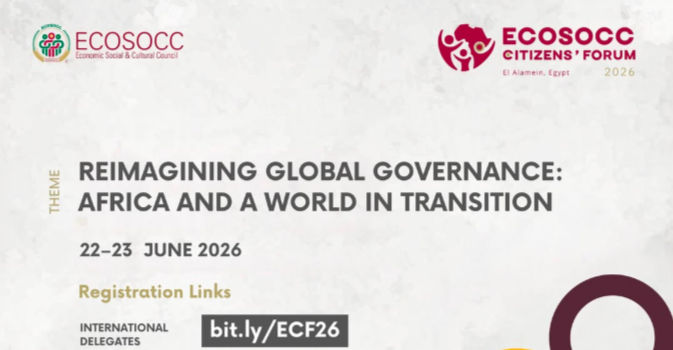 ECOSOCC Citizens Forum 2026 in Egypt